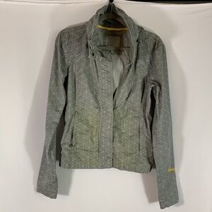 Bench Grey & Yellow Zip Up Waterproof Jacket